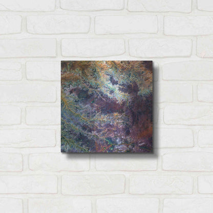 Luxe Metal Art 'Earth as Art: Ghadamis River' Metal Wall Art,12x12