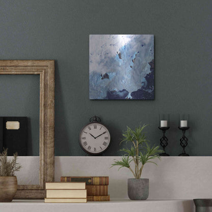 Luxe Metal Art 'Earth as Art: Greenland Coast' Metal Wall Art,12x12