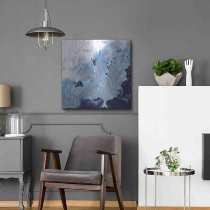 Luxe Metal Art 'Earth as Art: Greenland Coast' Metal Wall Art,24x24
