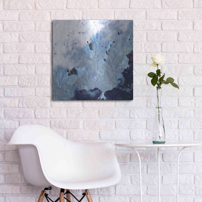 Luxe Metal Art 'Earth as Art: Greenland Coast' Metal Wall Art,24x24