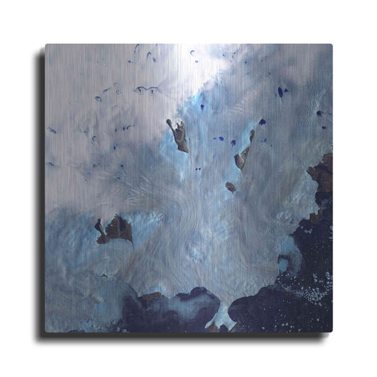 Luxe Metal Art 'Earth as Art: Greenland Coast' Metal Wall Art