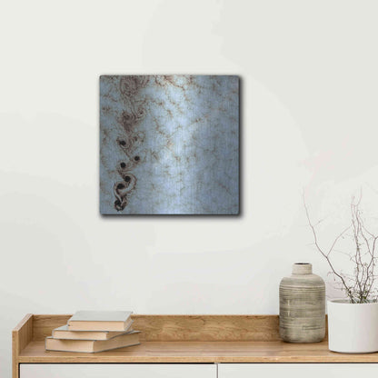 Luxe Metal Art 'Earth as Art: Karman Vortices' Metal Wall Art,12x12