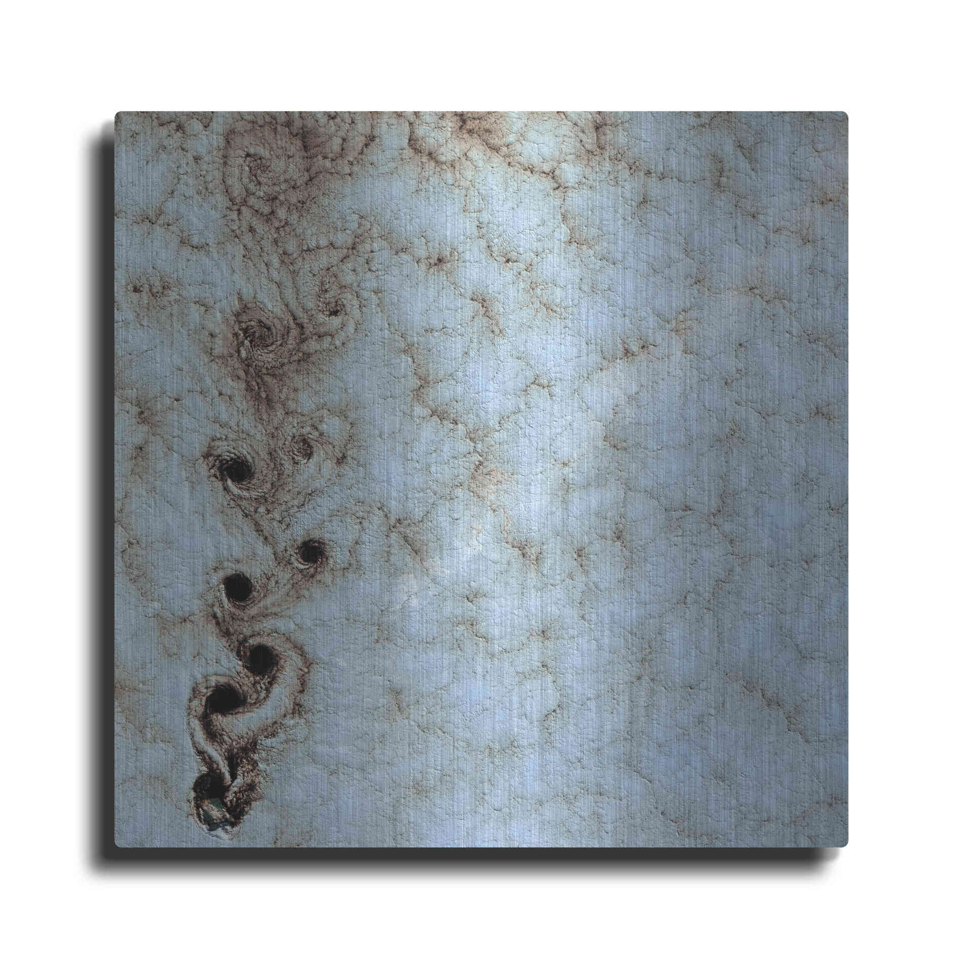 Luxe Metal Art 'Earth as Art: Karman Vortices' Metal Wall Art