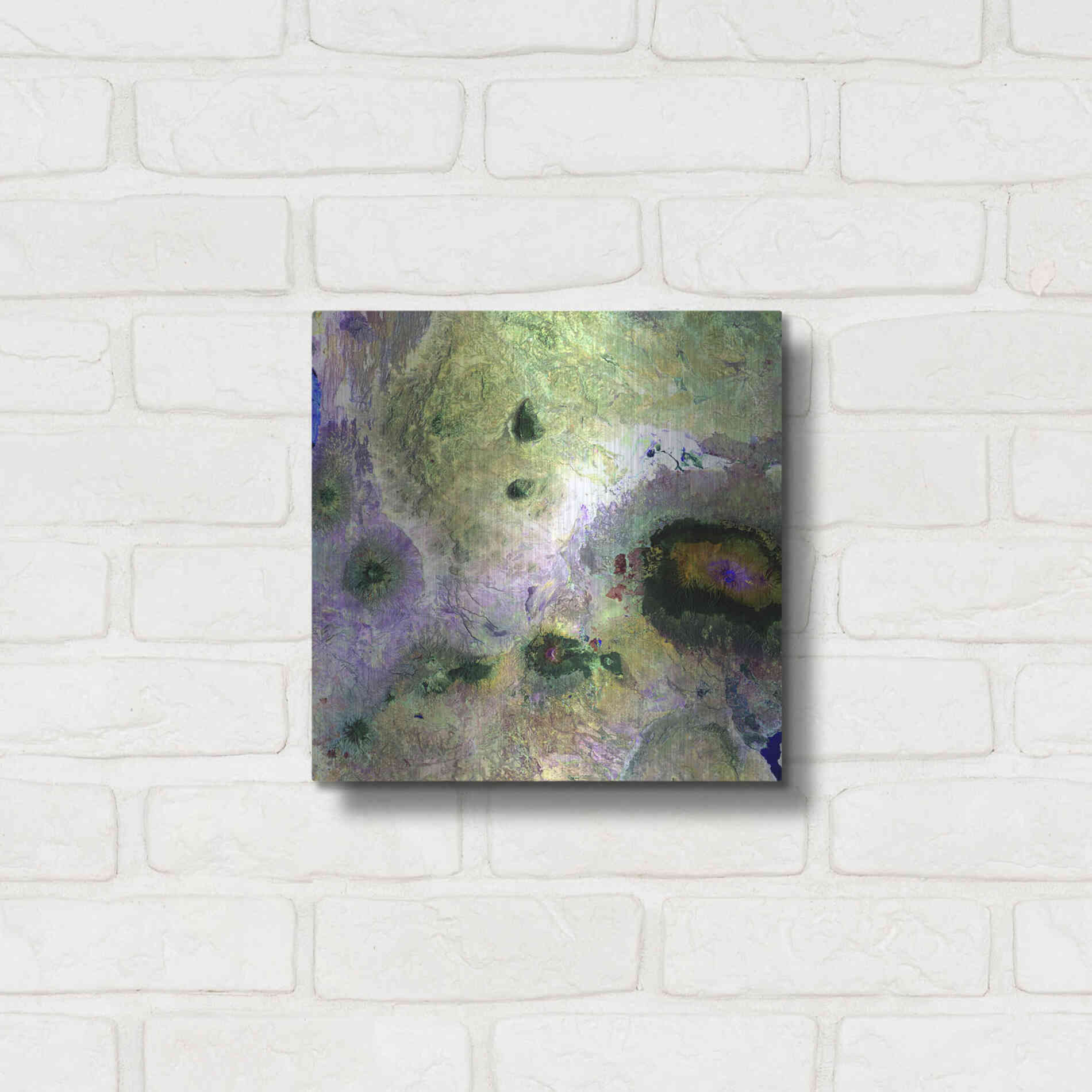 Luxe Metal Art 'Earth as Art: Kilimanjaro' Metal Wall Art,12x12