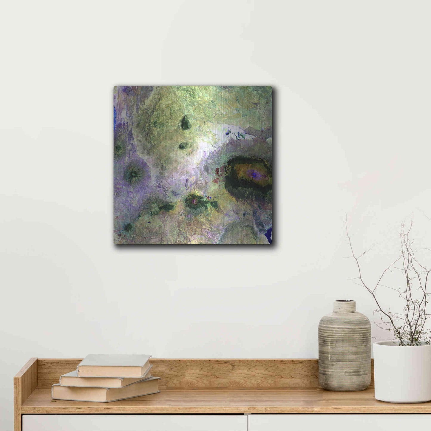 Luxe Metal Art 'Earth as Art: Kilimanjaro' Metal Wall Art,12x12