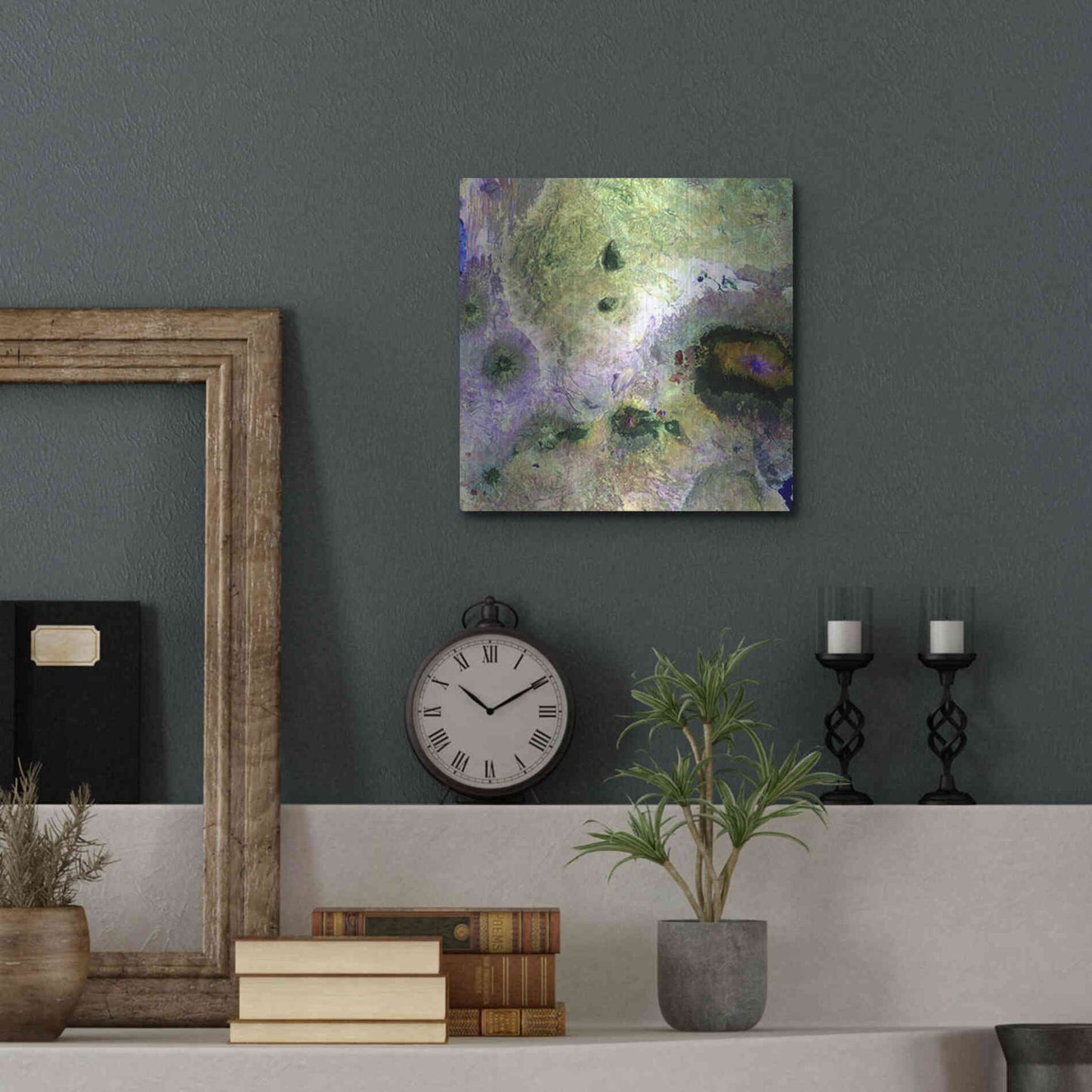 Luxe Metal Art 'Earth as Art: Kilimanjaro' Metal Wall Art,12x12