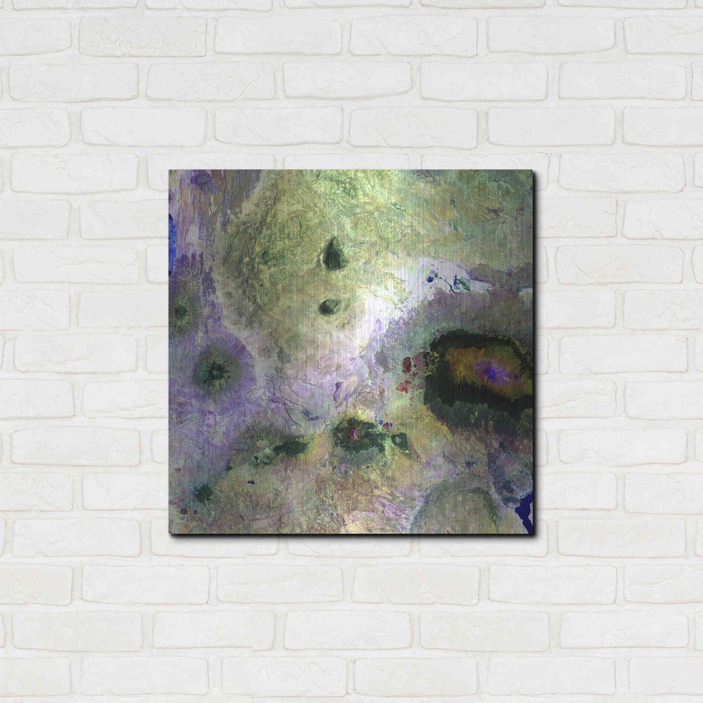 Luxe Metal Art 'Earth as Art: Kilimanjaro' Metal Wall Art,24x24