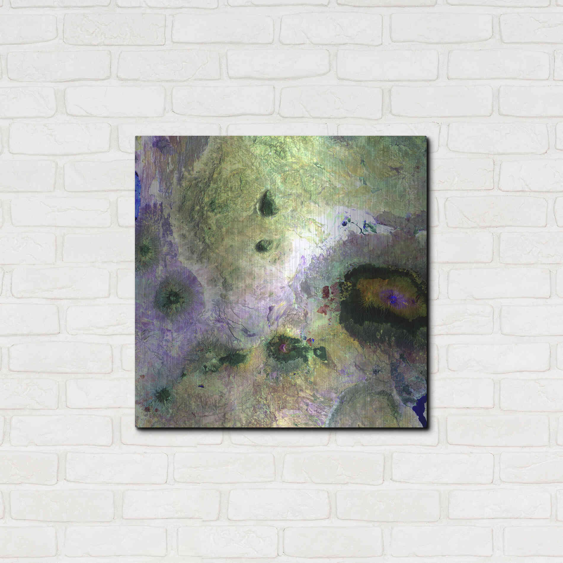 Luxe Metal Art 'Earth as Art: Kilimanjaro' Metal Wall Art,24x24