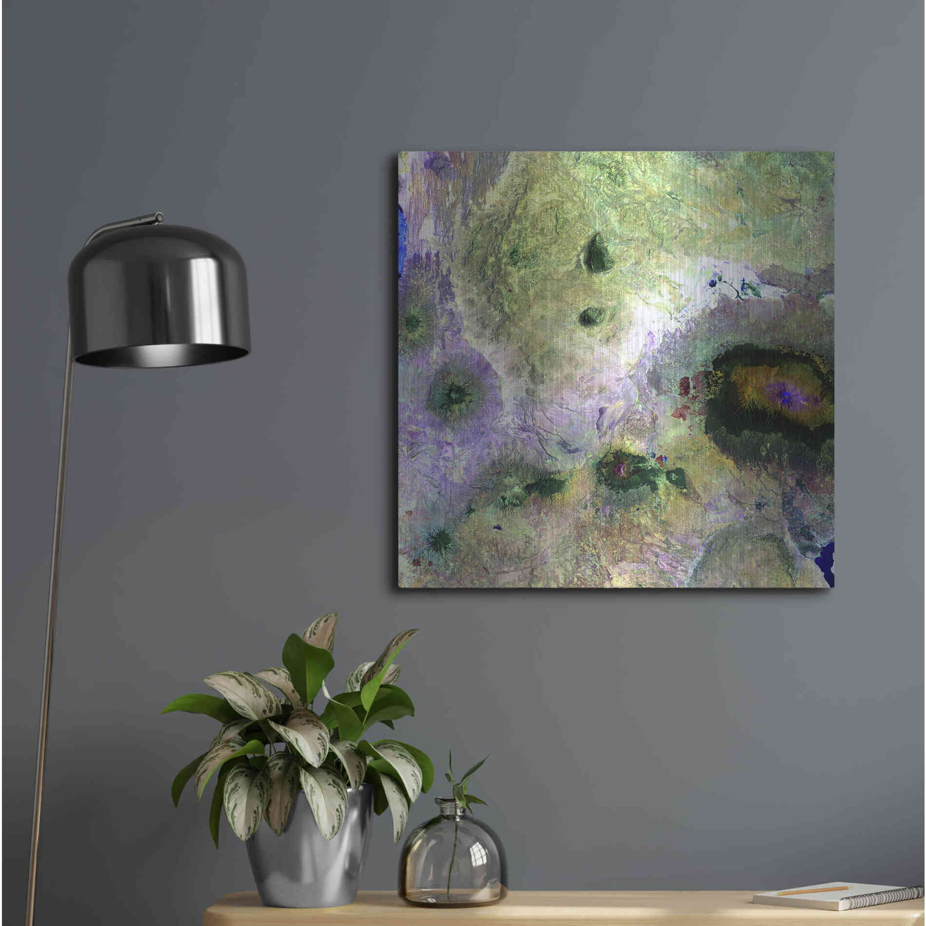 Luxe Metal Art 'Earth as Art: Kilimanjaro' Metal Wall Art,24x24