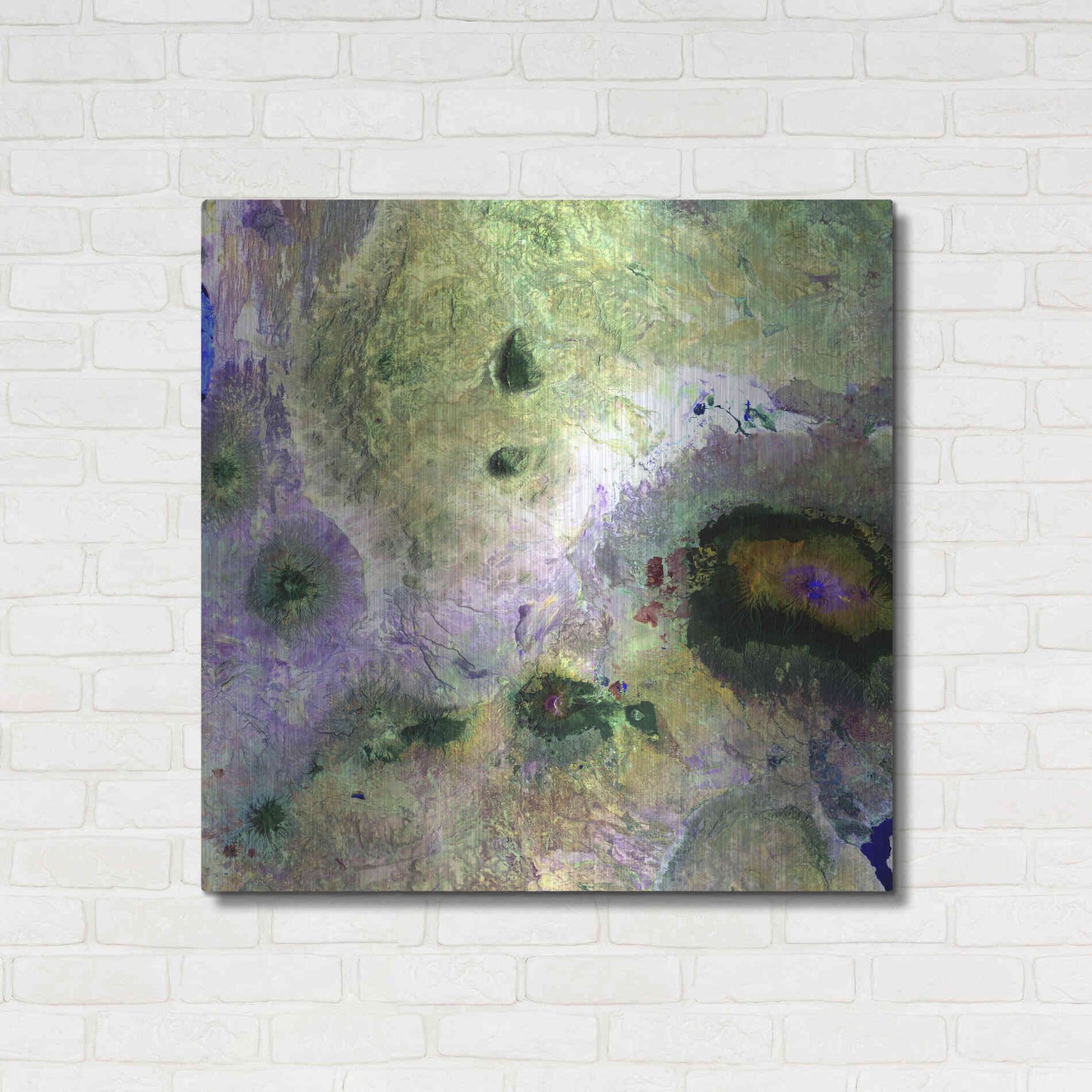 Luxe Metal Art 'Earth as Art: Kilimanjaro' Metal Wall Art,36x36