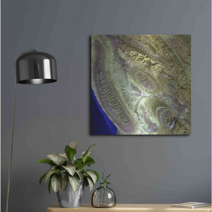Luxe Metal Art 'Earth as Art: Konari' Metal Wall Art,24x24