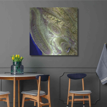 Luxe Metal Art 'Earth as Art: Konari' Metal Wall Art,36x36