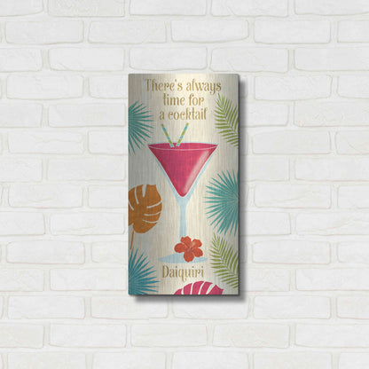 Luxe Metal Art 'Exotic Breeze XIII' by Veronique Charron, Metal Wall Art,12x24