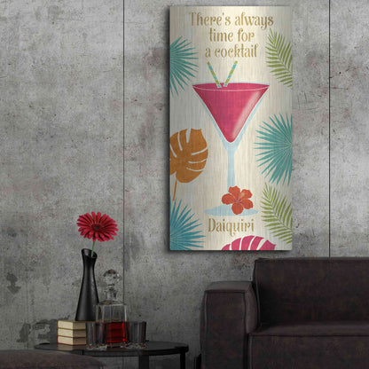 Luxe Metal Art 'Exotic Breeze XIII' by Veronique Charron, Metal Wall Art,24x48