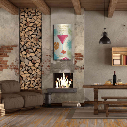 Luxe Metal Art 'Exotic Breeze XIII' by Veronique Charron, Metal Wall Art,24x48