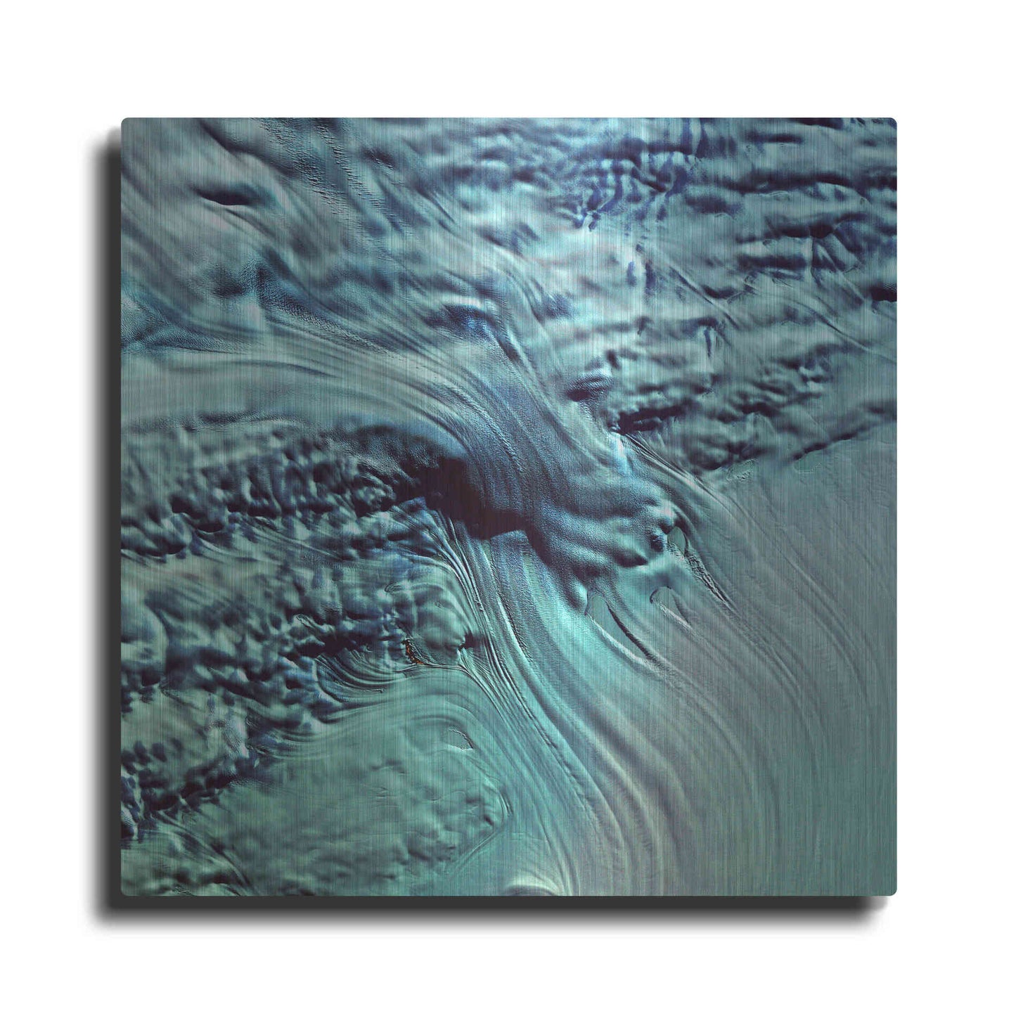 Luxe Metal Art 'Earth as Art: Lambert Glacier' Metal Wall Art