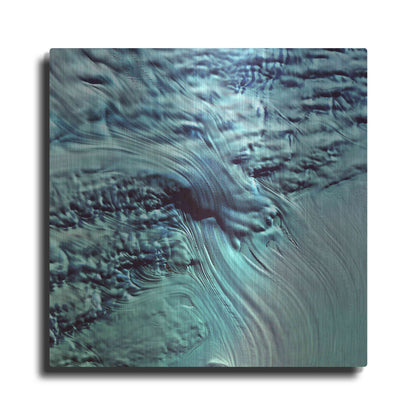 Luxe Metal Art 'Earth as Art: Lambert Glacier' Metal Wall Art
