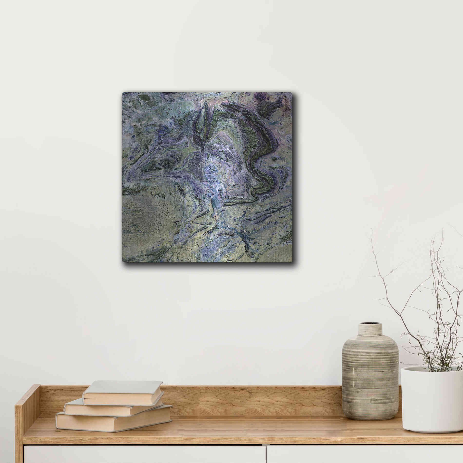 Luxe Metal Art 'Earth as Art: MacDonnel Ranges' Metal Wall Art,12x12