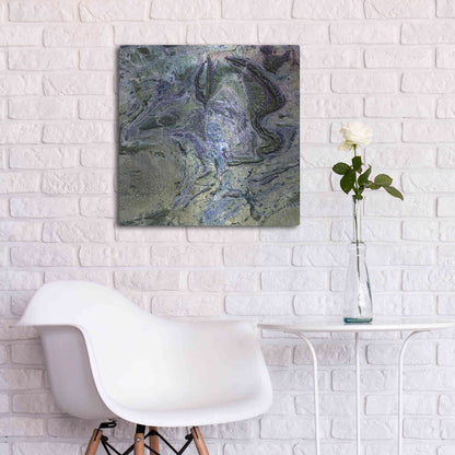 Luxe Metal Art 'Earth as Art: MacDonnel Ranges' Metal Wall Art,24x24