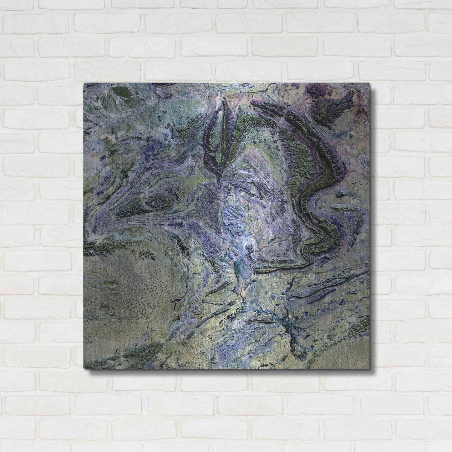 Luxe Metal Art 'Earth as Art: MacDonnel Ranges' Metal Wall Art,36x36