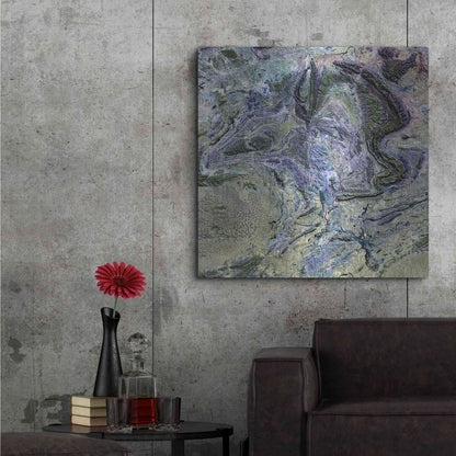 Luxe Metal Art 'Earth as Art: MacDonnel Ranges' Metal Wall Art,36x36