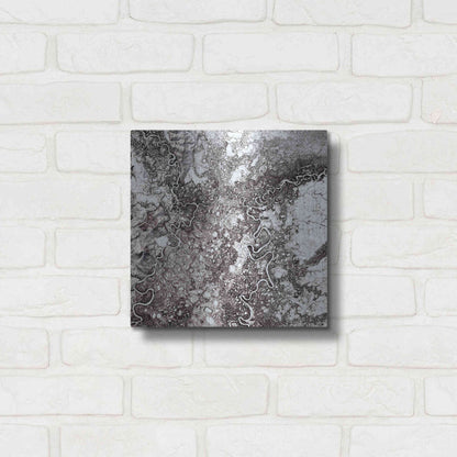Luxe Metal Art 'Earth as Art: Mayn River' Metal Wall Art,12x12