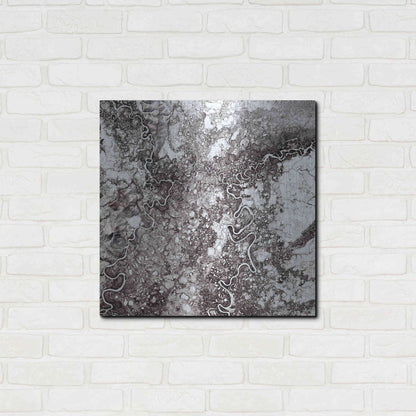 Luxe Metal Art 'Earth as Art: Mayn River' Metal Wall Art,24x24