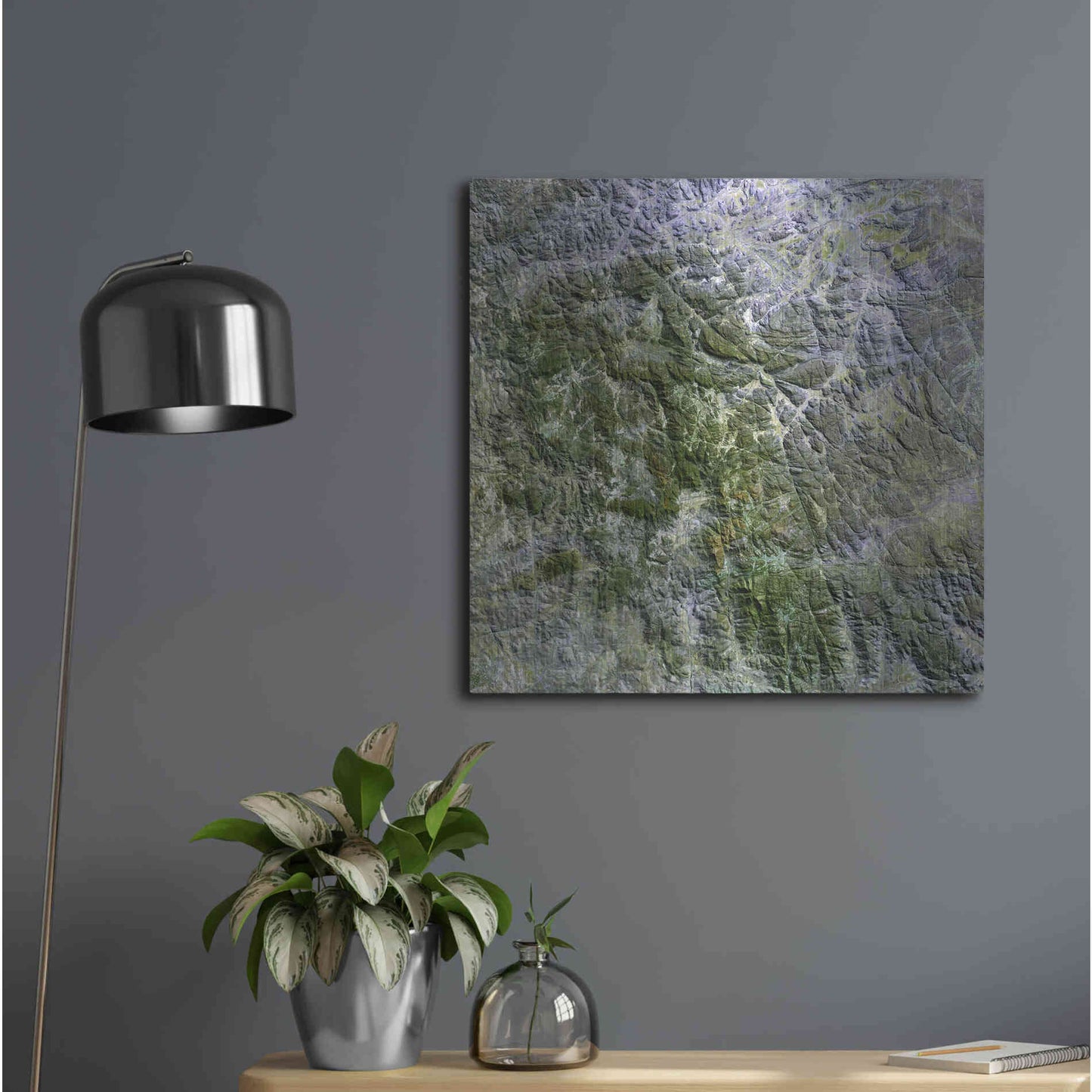 Luxe Metal Art 'Earth as Art: Namaqualand' Metal Wall Art,24x24