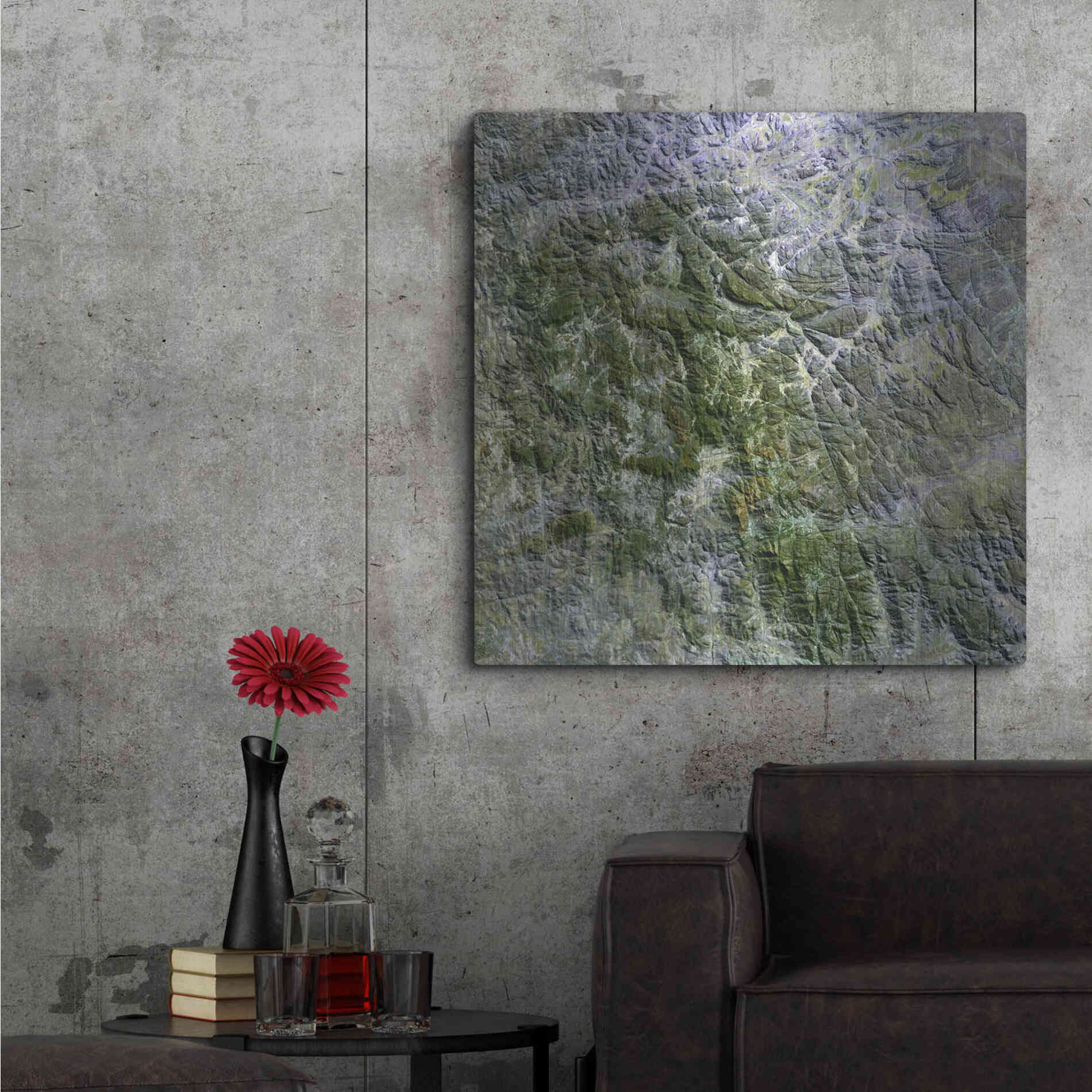 Luxe Metal Art 'Earth as Art: Namaqualand' Metal Wall Art,36x36