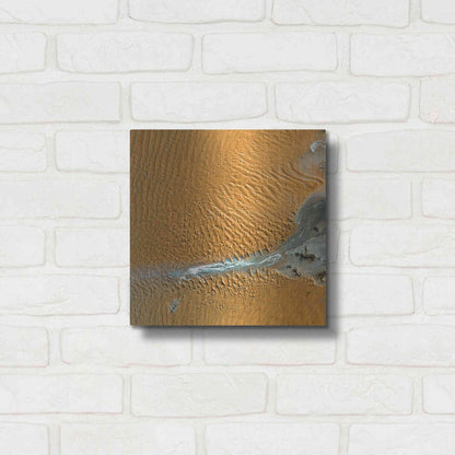 Luxe Metal Art 'Earth as Art: Namib Desert' Metal Wall Art,12x12