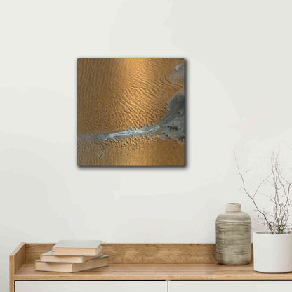 Luxe Metal Art 'Earth as Art: Namib Desert' Metal Wall Art,12x12