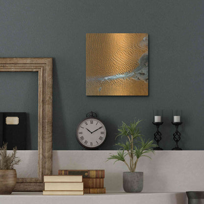 Luxe Metal Art 'Earth as Art: Namib Desert' Metal Wall Art,12x12