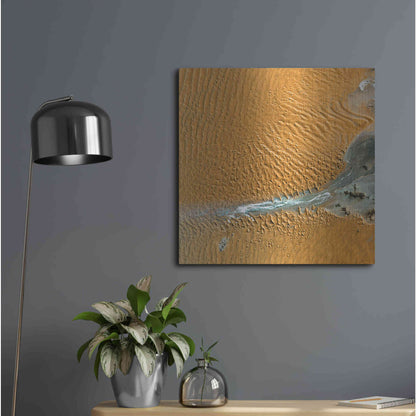Luxe Metal Art 'Earth as Art: Namib Desert' Metal Wall Art,24x24