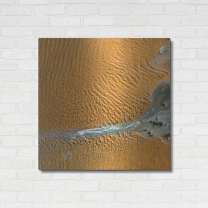 Luxe Metal Art 'Earth as Art: Namib Desert' Metal Wall Art,36x36