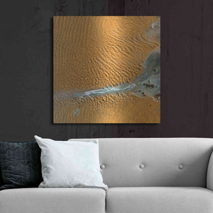 Luxe Metal Art 'Earth as Art: Namib Desert' Metal Wall Art,36x36