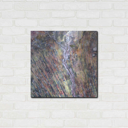 Luxe Metal Art 'Earth as Art: The Optimist' Metal Wall Art,24x24