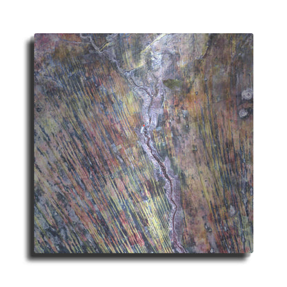 Luxe Metal Art 'Earth as Art: The Optimist' Metal Wall Art