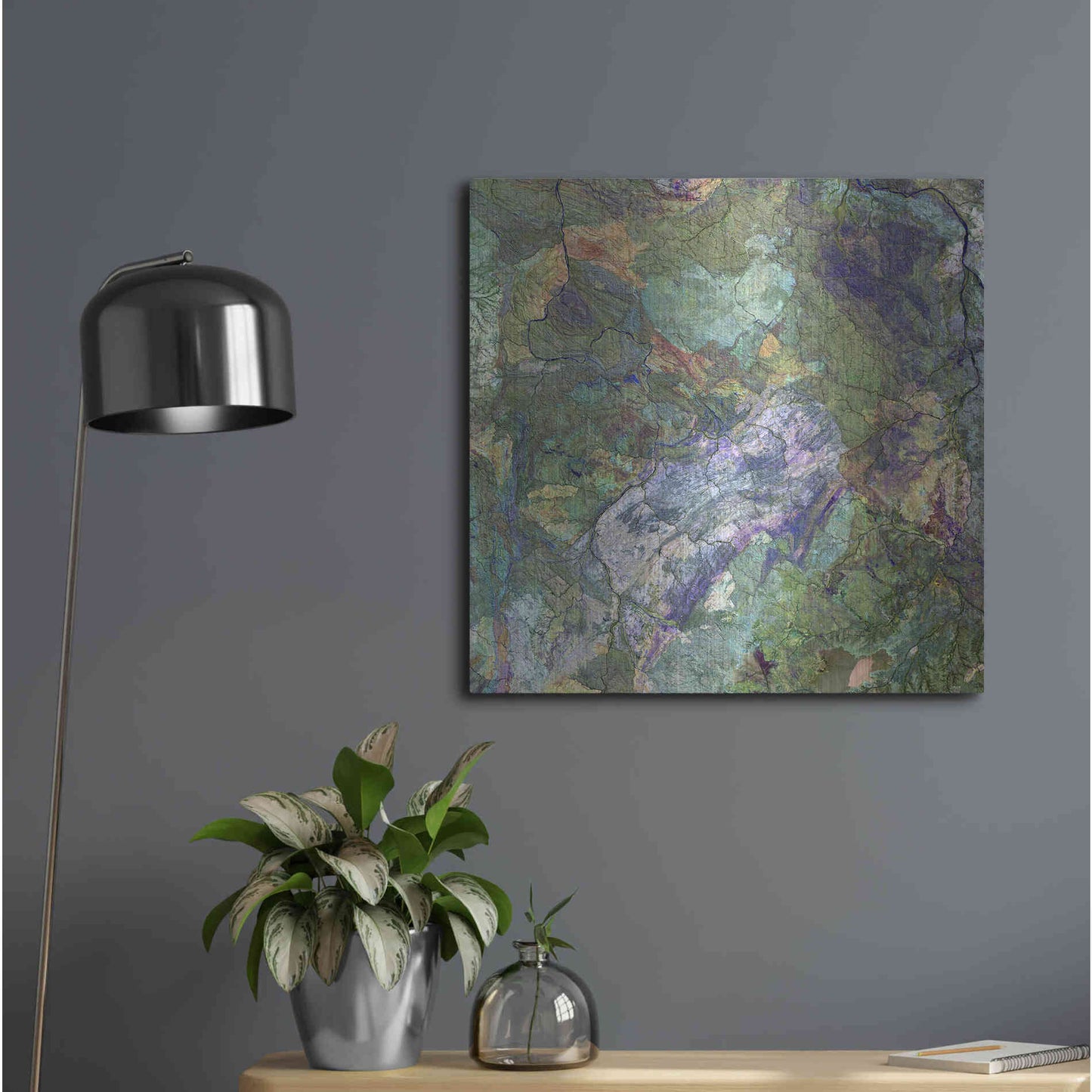 Luxe Metal Art 'Earth as Art: Great Sandy Desert' Metal Wall Art,24x24