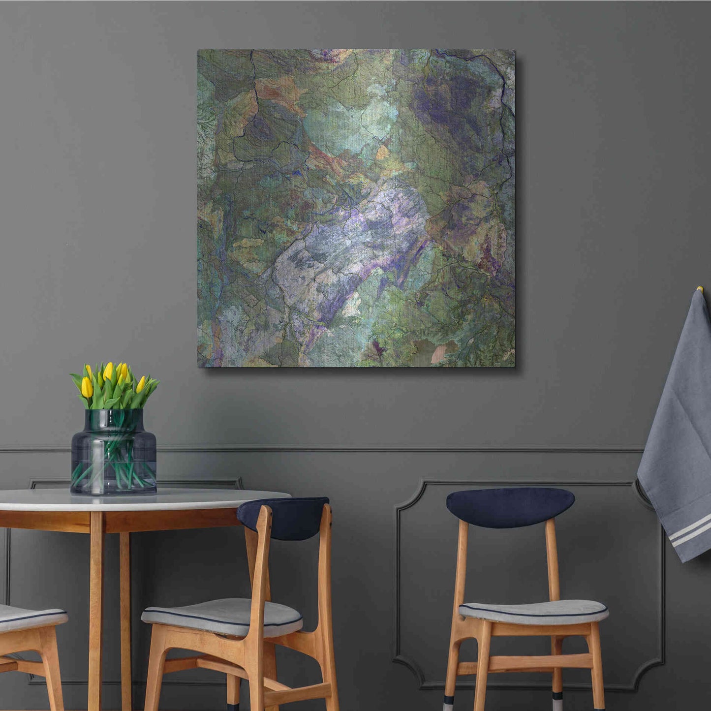 Luxe Metal Art 'Earth as Art: Great Sandy Desert' Metal Wall Art,36x36