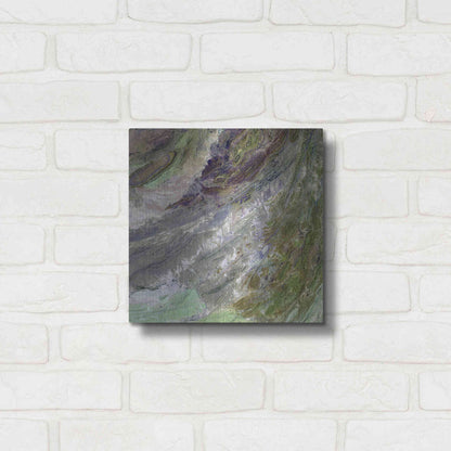 Luxe Metal Art 'Earth as Art: Sulaiman Mountains' Metal Wall Art,12x12