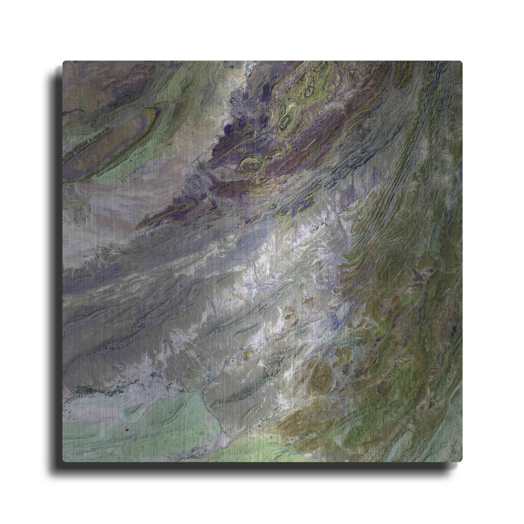 Luxe Metal Art 'Earth as Art: Sulaiman Mountains' Metal Wall Art