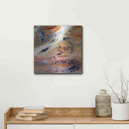 Luxe Metal Art 'Earth as Art: Terkezi Oasis' Metal Wall Art,12x12