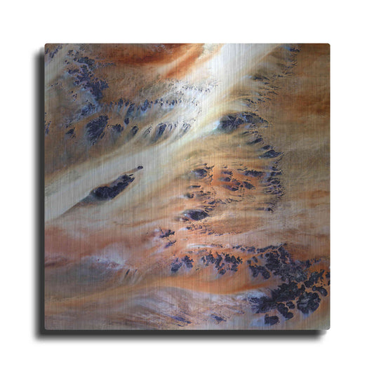 Luxe Metal Art 'Earth as Art: Terkezi Oasis' Metal Wall Art