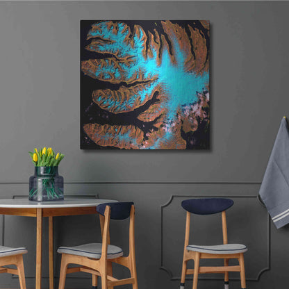 Luxe Metal Art 'Earth as Art: West Fjords' Metal Wall Art,36x36