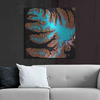 Luxe Metal Art 'Earth as Art: West Fjords' Metal Wall Art,36x36