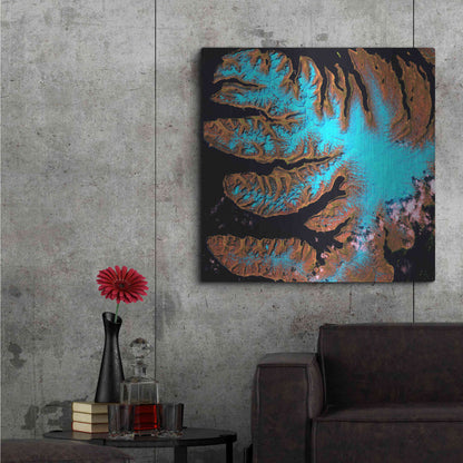 Luxe Metal Art 'Earth as Art: West Fjords' Metal Wall Art,36x36