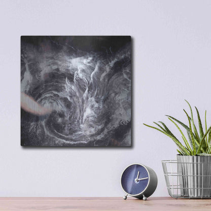 Luxe Metal Art 'Earth as Art: Whirlpool in the Air' Metal Wall Art,12x12
