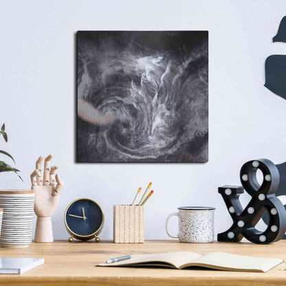 Luxe Metal Art 'Earth as Art: Whirlpool in the Air' Metal Wall Art,12x12