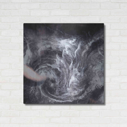 Luxe Metal Art 'Earth as Art: Whirlpool in the Air' Metal Wall Art,36x36