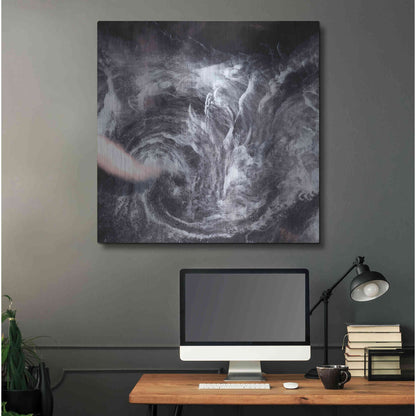 Luxe Metal Art 'Earth as Art: Whirlpool in the Air' Metal Wall Art,36x36